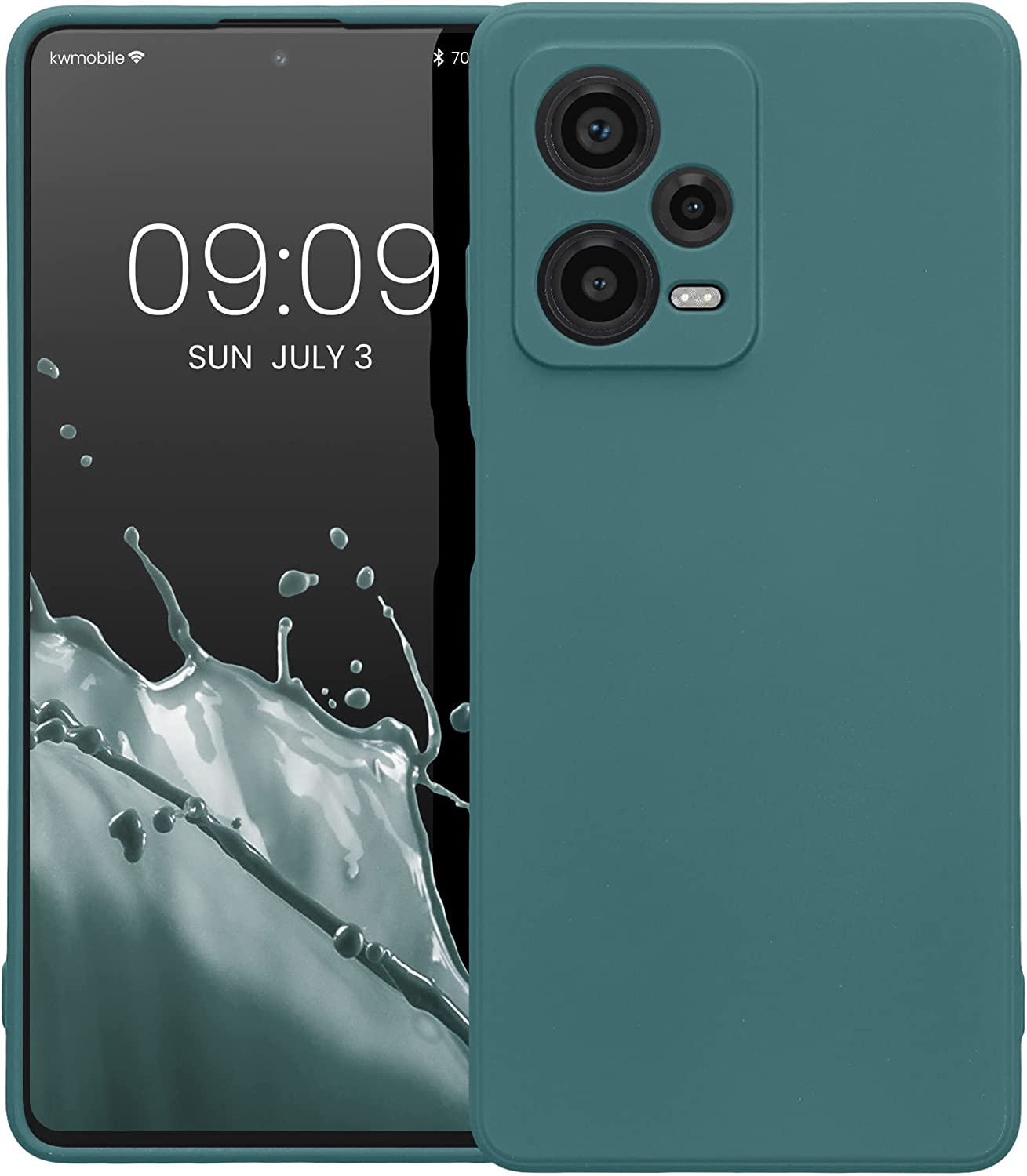 KW Xiaomi Redmi Note 12 Pro+ Θήκη Σιλικόνης Rubberized TPU - Arctic Night - 60734.207