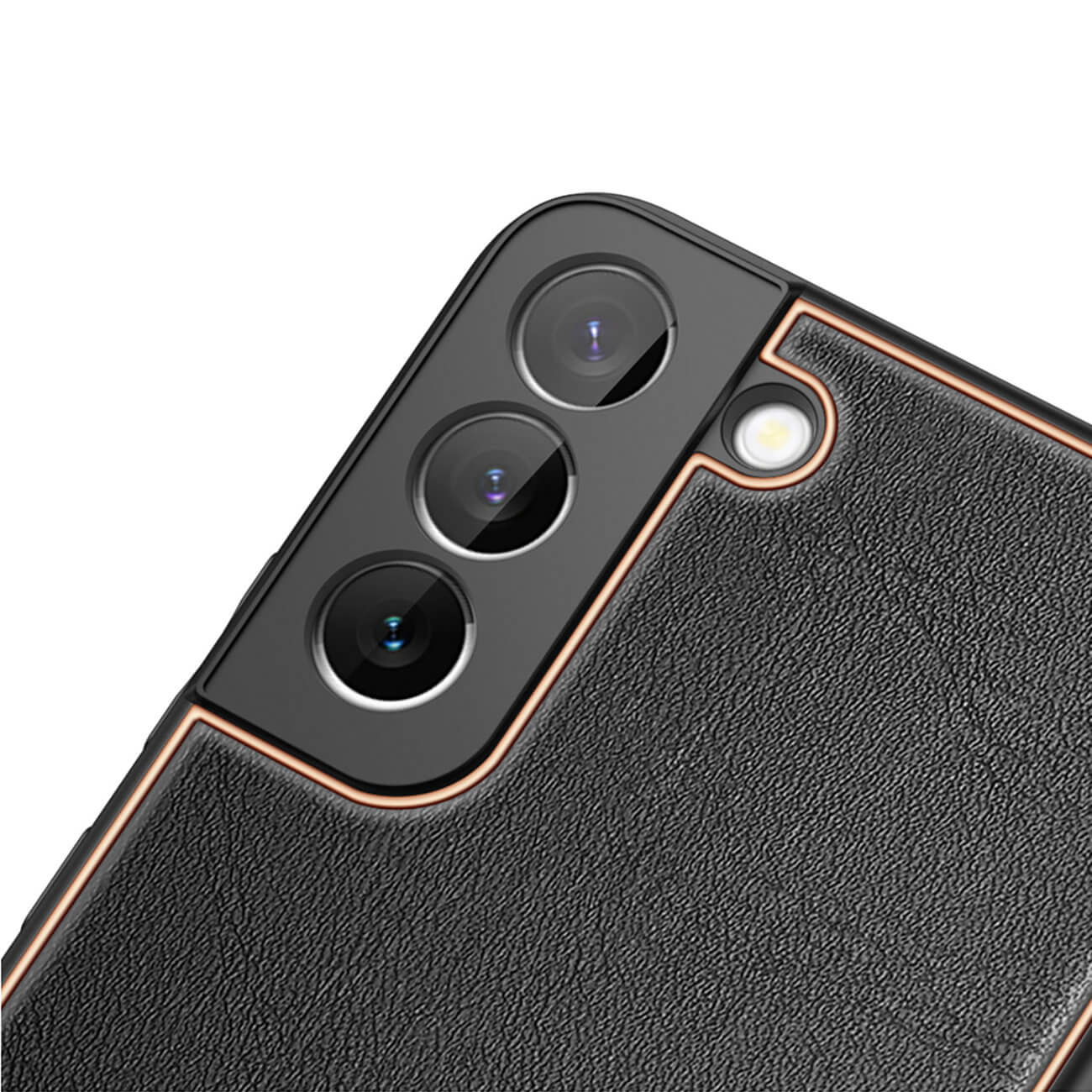 Dux Ducis Samsung Galaxy S22+ Yolo Elegant Series Θήκη με Επένδυση Συνθετικού Δέρματος - Black