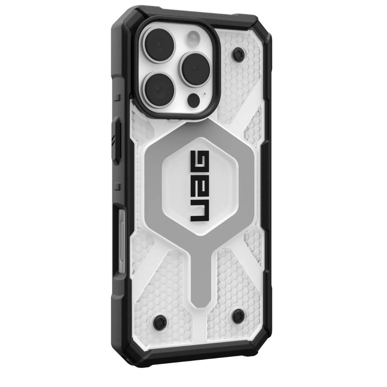 UAG iPhone 16 Pro Max Pathfinder Clear MagSafe Σκληρή Θήκη με MagSafe - Ice
