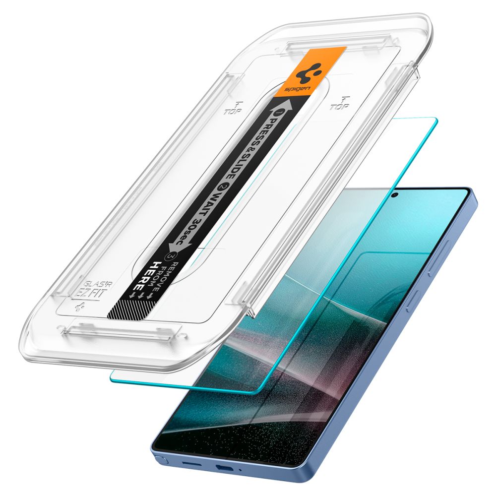 Spigen Samsung Galaxy S25 Ultra - Glas.TR EZ FIT HD 2.5D 9H - Αντιχαρακτικό Γυαλί Οθόνης - 2 Τεμάχια - Clear - AGL09082