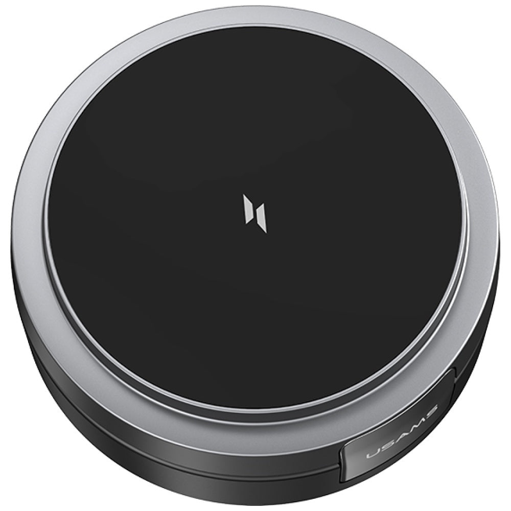 USAMS 3in1 Πτυσσόμενος Ασύρματος Φορτιστής Qi για Smartphones και Apple Watch και Airpods 15W - Black