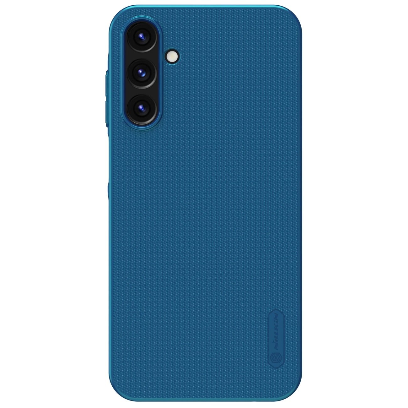 Nillkin Samsung Galaxy A15 4G / A15 5G Super Frosted Shield Σκληρή Θήκη με Πλαίσιο Σιλικόνης - Peacock Blue