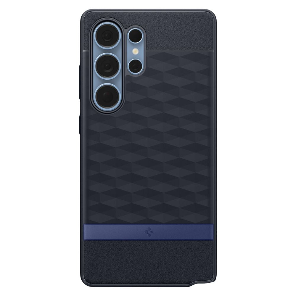 Spigen Samsung Galaxy S25 Ultra - Parallax Mag Θήκη Σιλικόνης με Σκληρό Πλαίσιο και MagSafe - Navy Violet