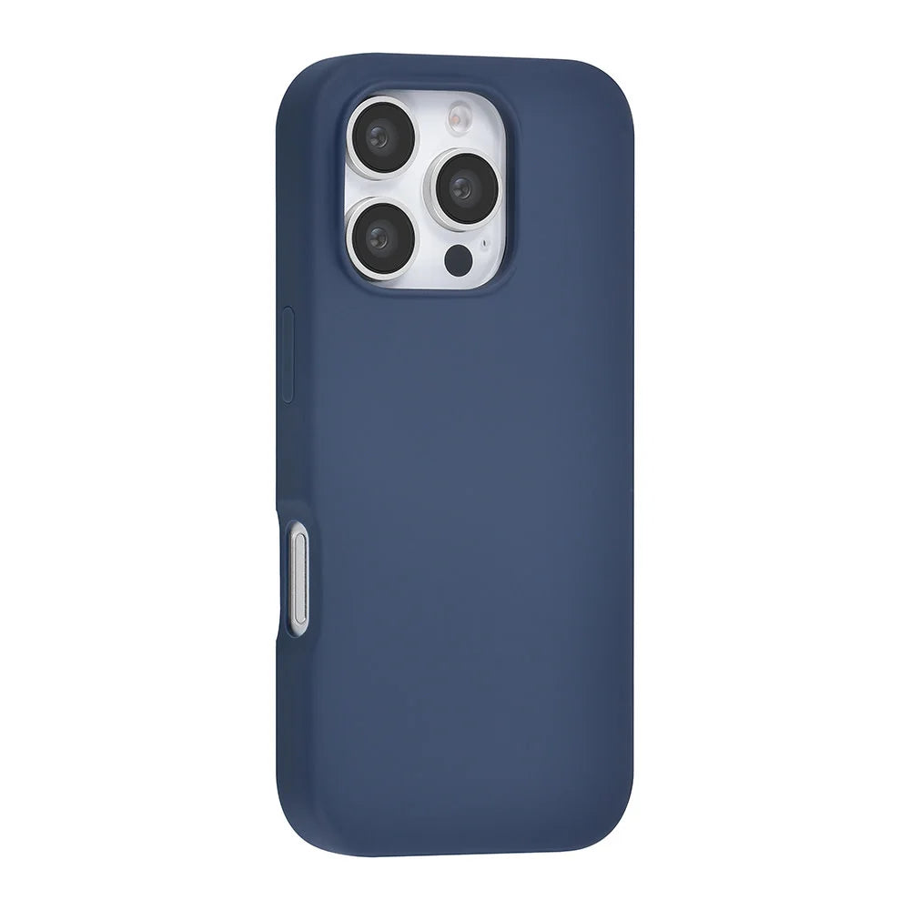 Tuniq iPhone 16 Pro Premium Liquid Silicone Θήκη Σιλικόνης - Dark Blue