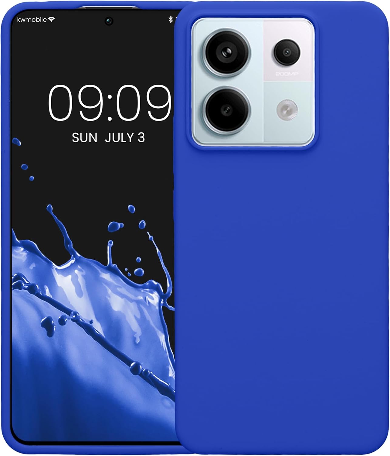 KW Xiaomi Redmi Note 13 Pro 5G / Poco X6 5G Θήκη Σιλικόνης Rubberized TPU - Baltic Blue