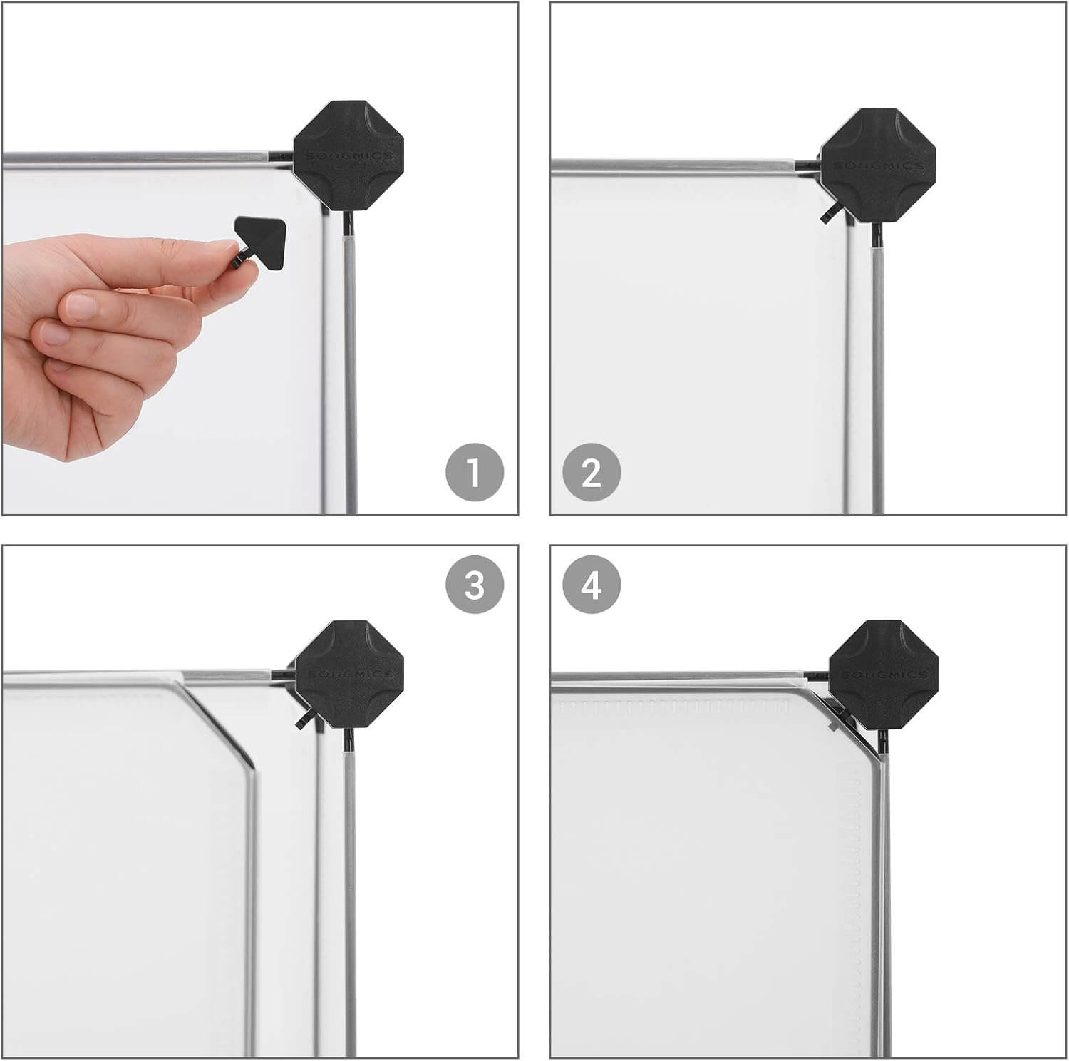 Songmics Σύστημα Αποθήκευσης με 12 Ράφια - White - LPC342W01