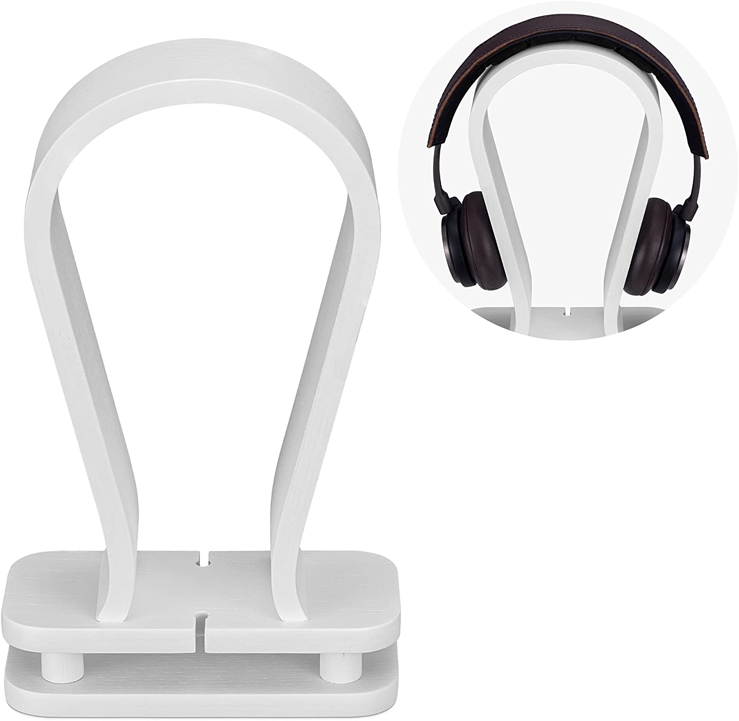 Navaris Βάση Ακουστικών από Ξύλο Καρυδιάς - White Oak - 53329.02