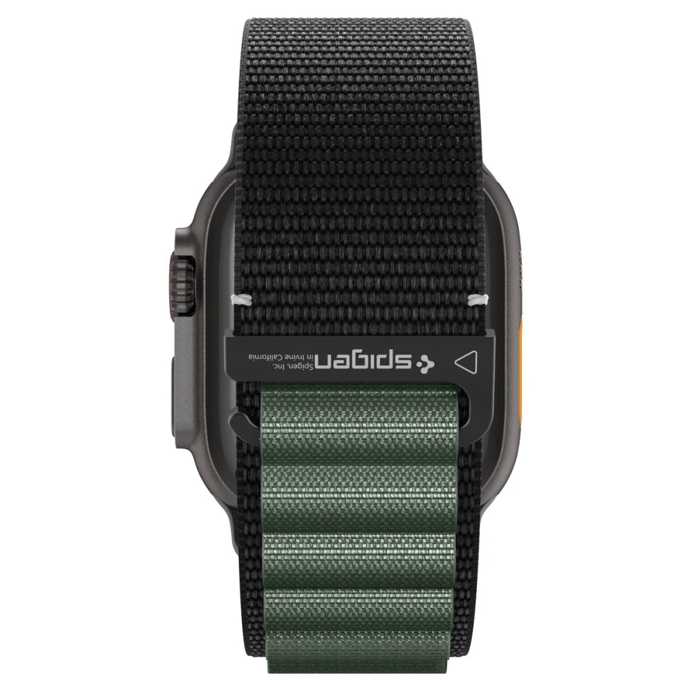 Spigen Λουράκι Apple Watch 8/9/10/11 - SE (1/2/3) - Ultra (1/2/3) – 44/45/46/49mm - WBF1 - Black / Green