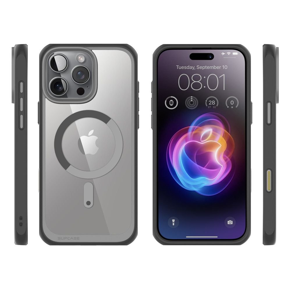 Supcase iPhone 16 Pro UB Mag Σκληρή Θήκη με MagSafe - Grey