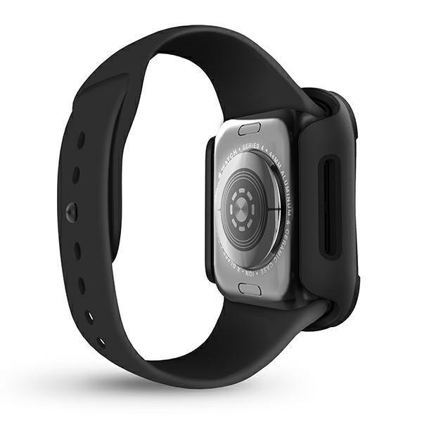 Uniq Θήκη Apple Watch 4 / 5 / 6 / SE / SE 2 40MM Torres με Αντιχαρακτικό γυαλί 9H - Midnight Black