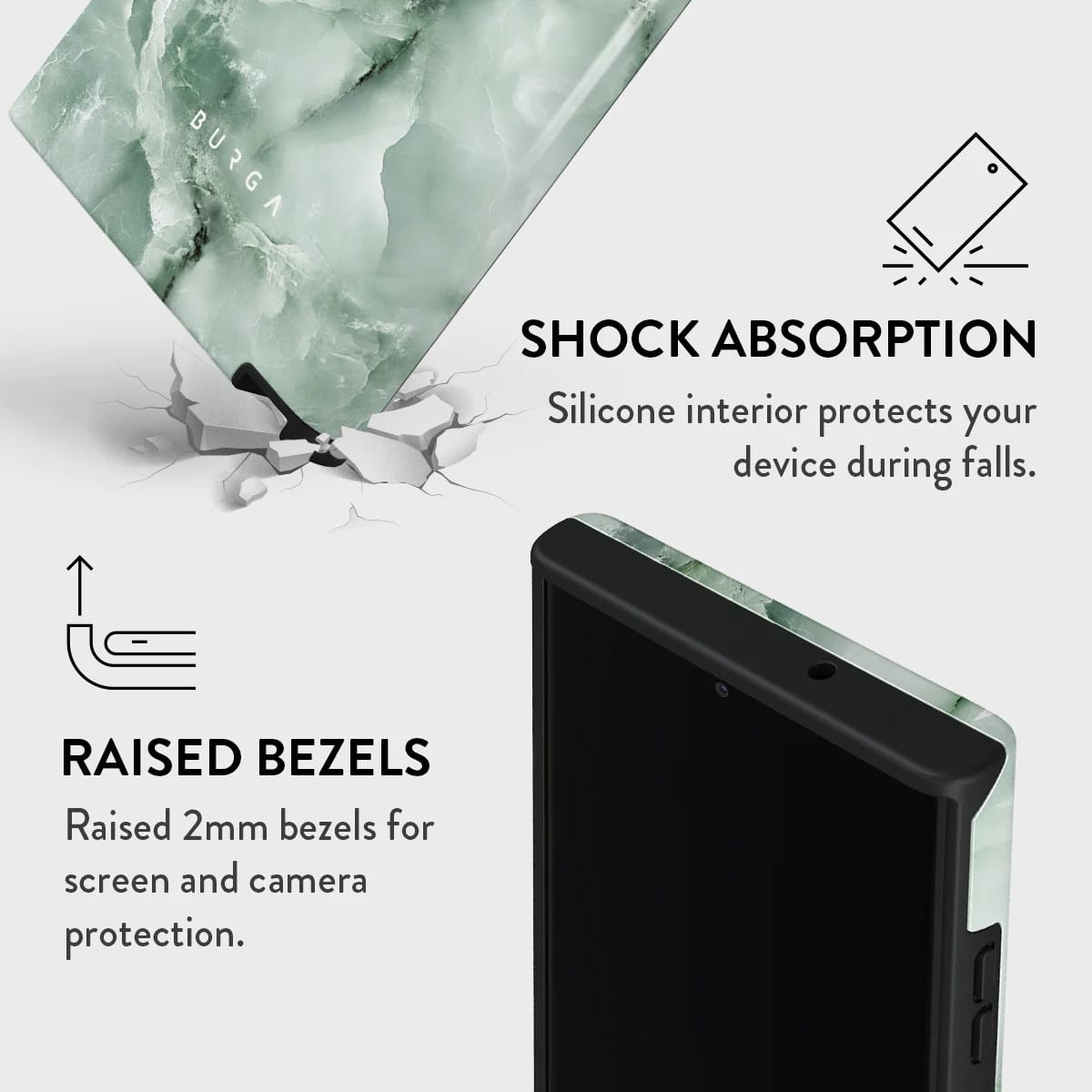 Burga Samsung Galaxy S23 Ultra Fashion Tough Σκληρή Θήκη - Pistachio Cheesecake