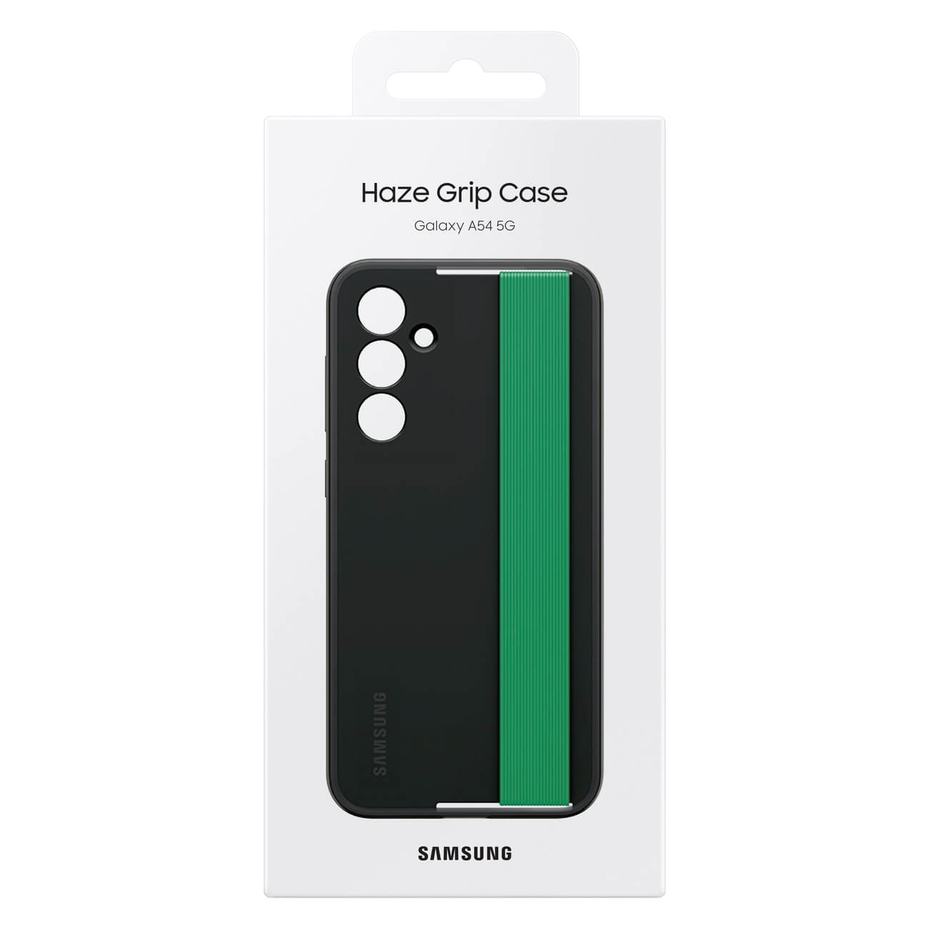 Samsung Haze Grip Samsung Galaxy A54 5G Θήκη Σιλικόνης με Αποσπώμενο Ιμάντα - Black - EF-XA546CBEGWW