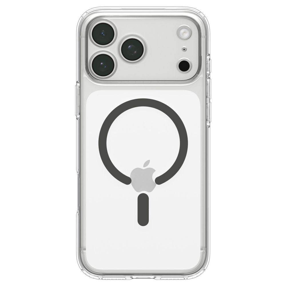 Spigen iPhone 18 Pro / iPhone 17 Pro - Σκληρή Θήκη με Πλαίσιο Σιλικόνης Και MagSafe - Ultra Hybrid Mag - Clear / Graphite
