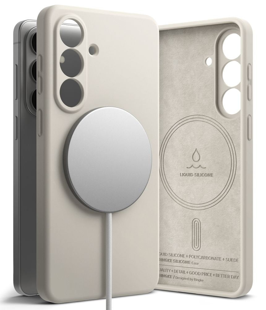 Ringke Samsung Galaxy S26 - Σκληρή Θήκη Σιλικόνης με MagSafe - Silicone Magnetic MagSafe - Stone