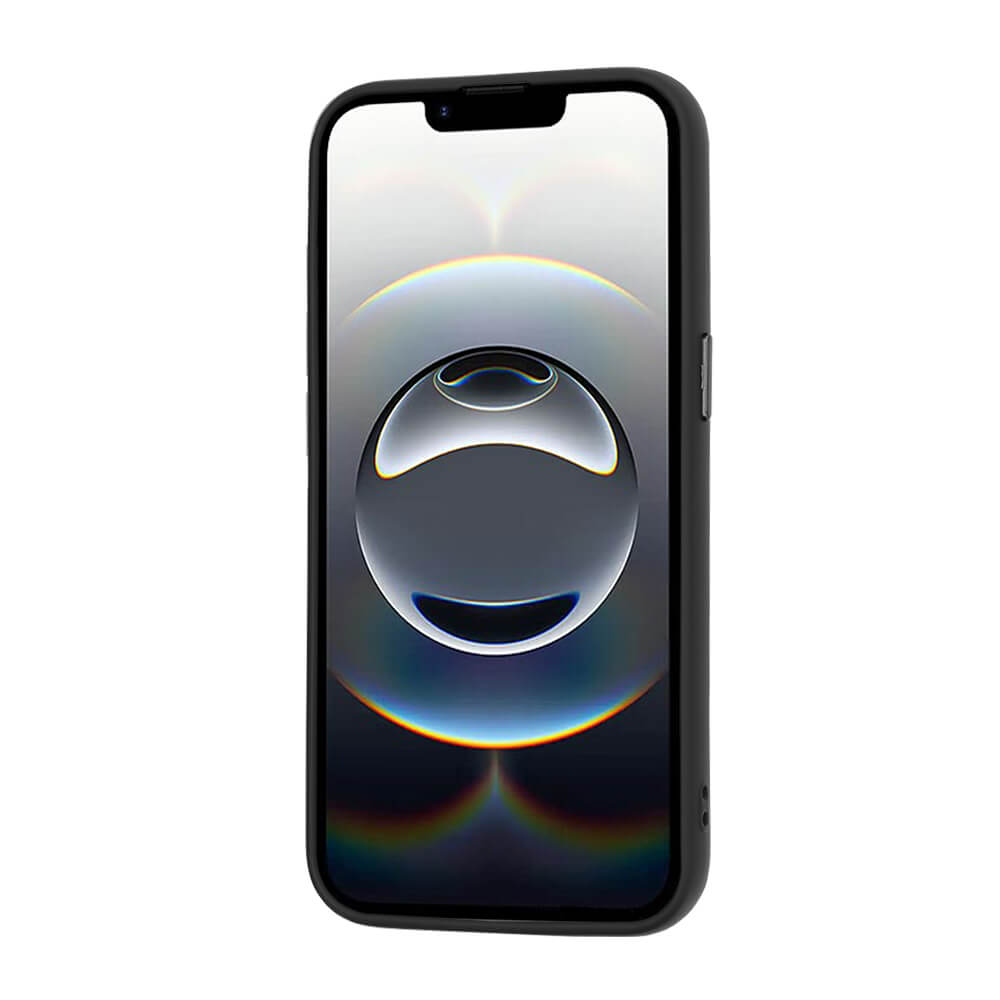 Techsuit iPhone 16e - HaloFrost Series MagSafe - Σκληρή Θήκη με Πλαίσιο Σιλικόνης - Smoke Black