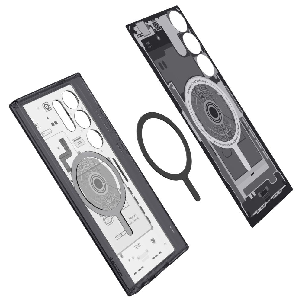 Spigen Samsung Galaxy S24 Ultra - Ultra Hybrid One Tap Ring MagSafe Σκληρή Θήκη με Πλαίσιο Σιλικόνης - Zero One - likebrands.gr