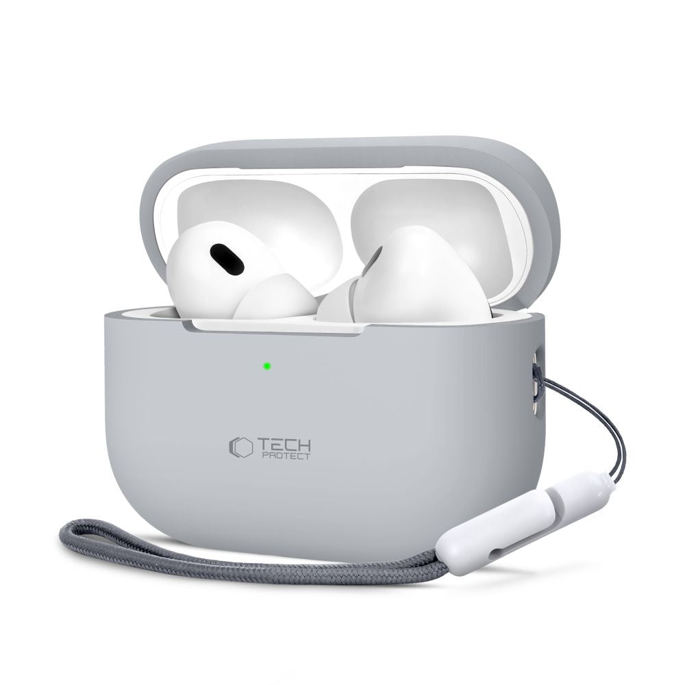 Tech-Protect AirPods Pro 1 / 2 Θήκη Σιλικόνης - Silicone - Crayon Grey