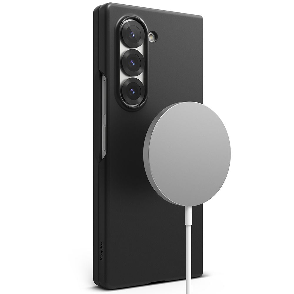 Ringke Samsung Galaxy Z Fold6 Slim Magnetic Λεπτή Θήκη από Σκληρό Πλαστικό με MagSafe - Black