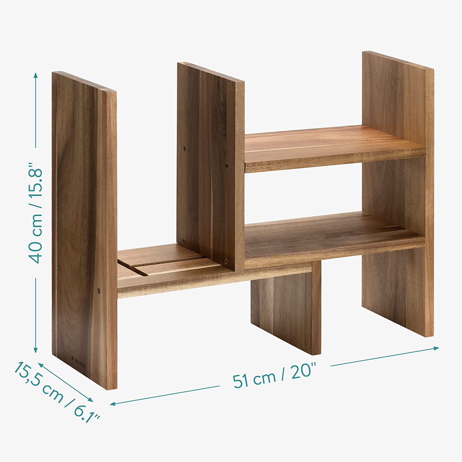 Navaris Βάση Οργάνωσης Γραφείου από Μπαμπού - Natural - 54165.05