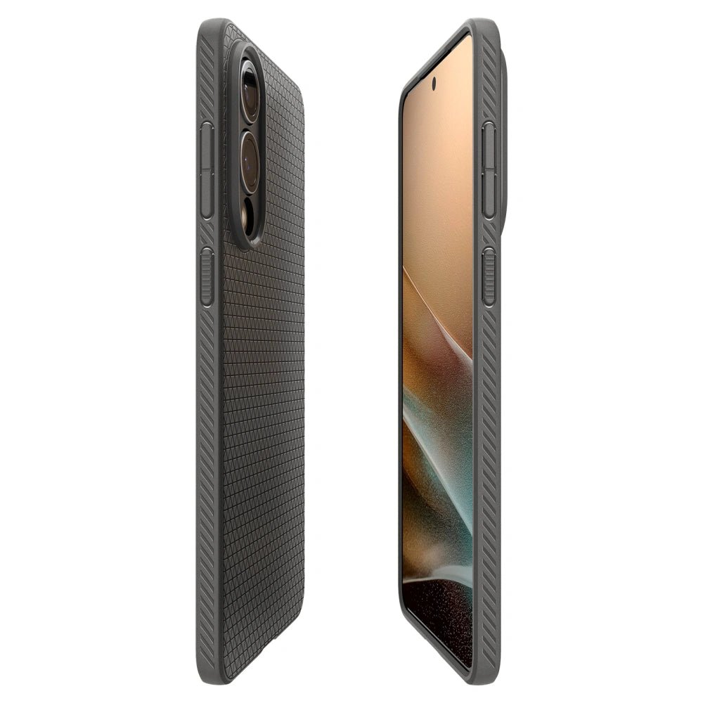 Spigen Samsung Galaxy S25 Edge - Liquid Air Θήκη Σιλικόνης - Marble Grey