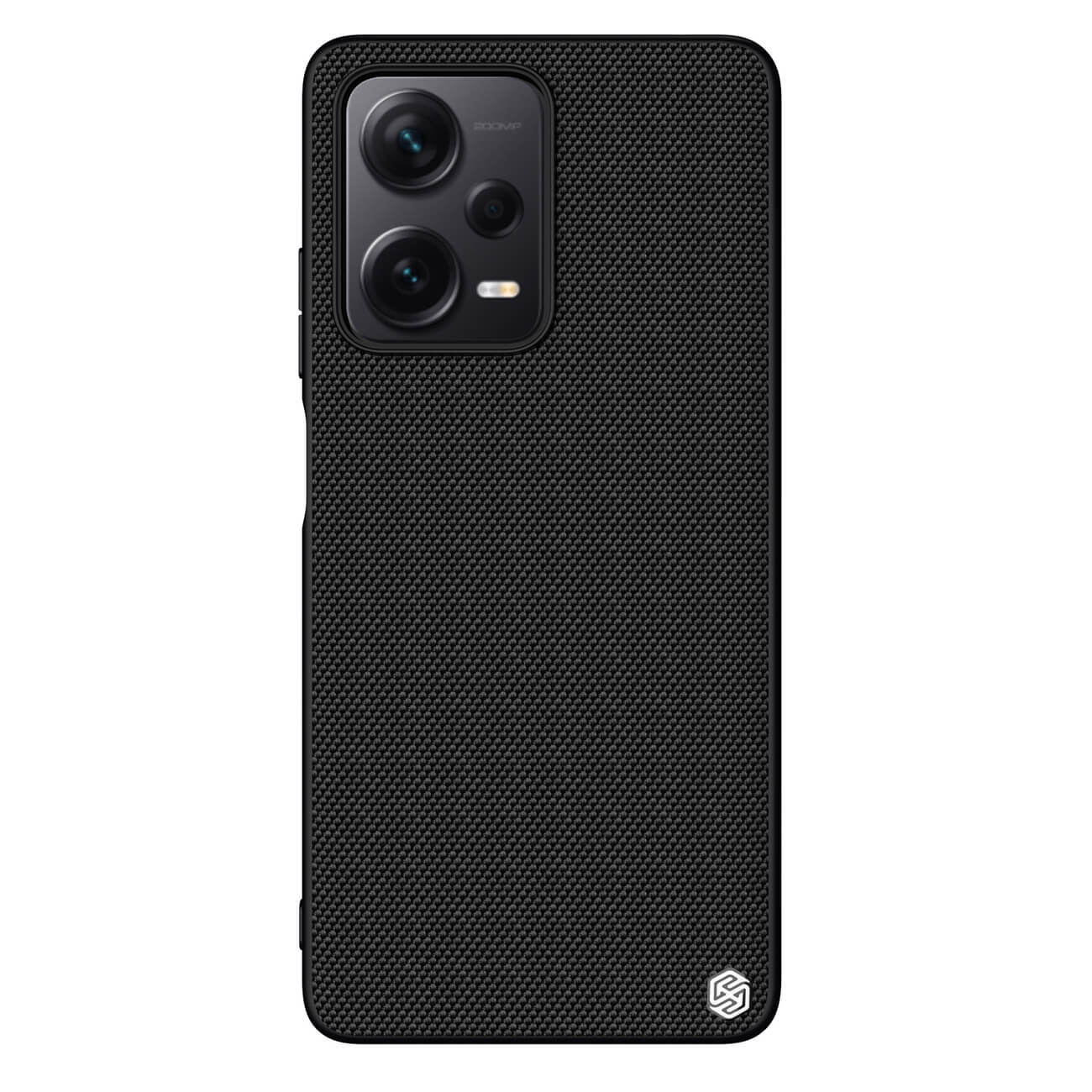 Nillkin Xiaomi Redmi Note 12 Pro+ Textured Case Σκληρή Θήκη με Πλαίσιο Σιλικόνης - Black