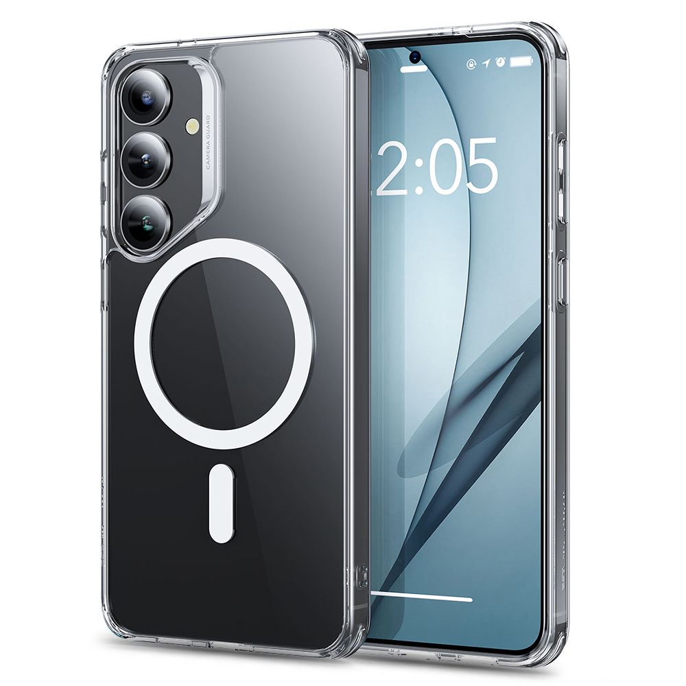 ESR Samsung Galaxy S25 Plus Classic Hybrid Halolock Σκληρή Θήκη με Πλαίσιο Σιλικόνης και MagSafe - Διάφανη