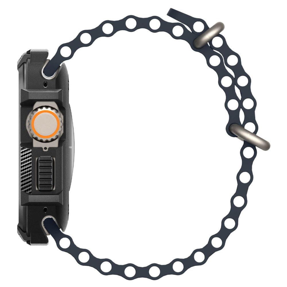 Spigen Θήκη Apple Watch Ultra (1/2/3) - 49mm Rugged Armor - Matte Black
