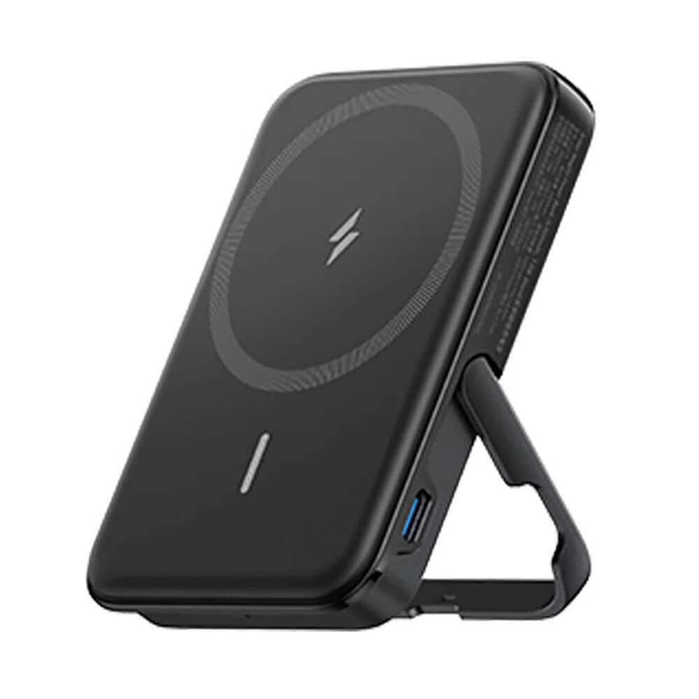 Anker Ασύρματο MagSafe Power Bank 322 - 5000mAh 7.5W με 1 Θύρα Type-C και Σταντ - Black