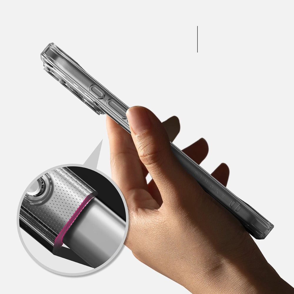 Ringke iPhone 17 Pro Fusion Σκληρή Θήκη με Πλαίσιο Σιλικόνης - Διάφανη