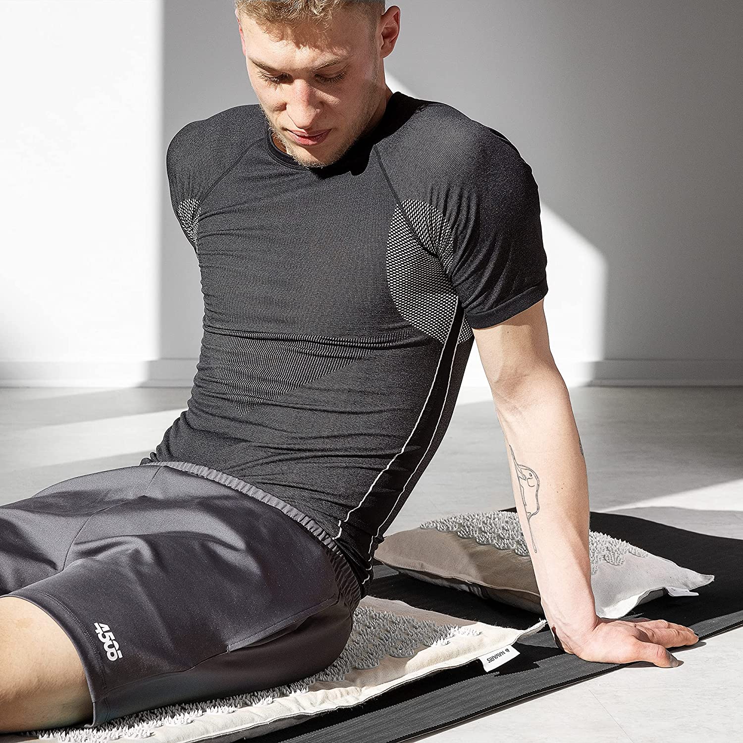 Navaris Eco-Friendly Σετ με Χαλάκι και Μαξιλάρι Μασάζ - White / Beige - 51747.11.02