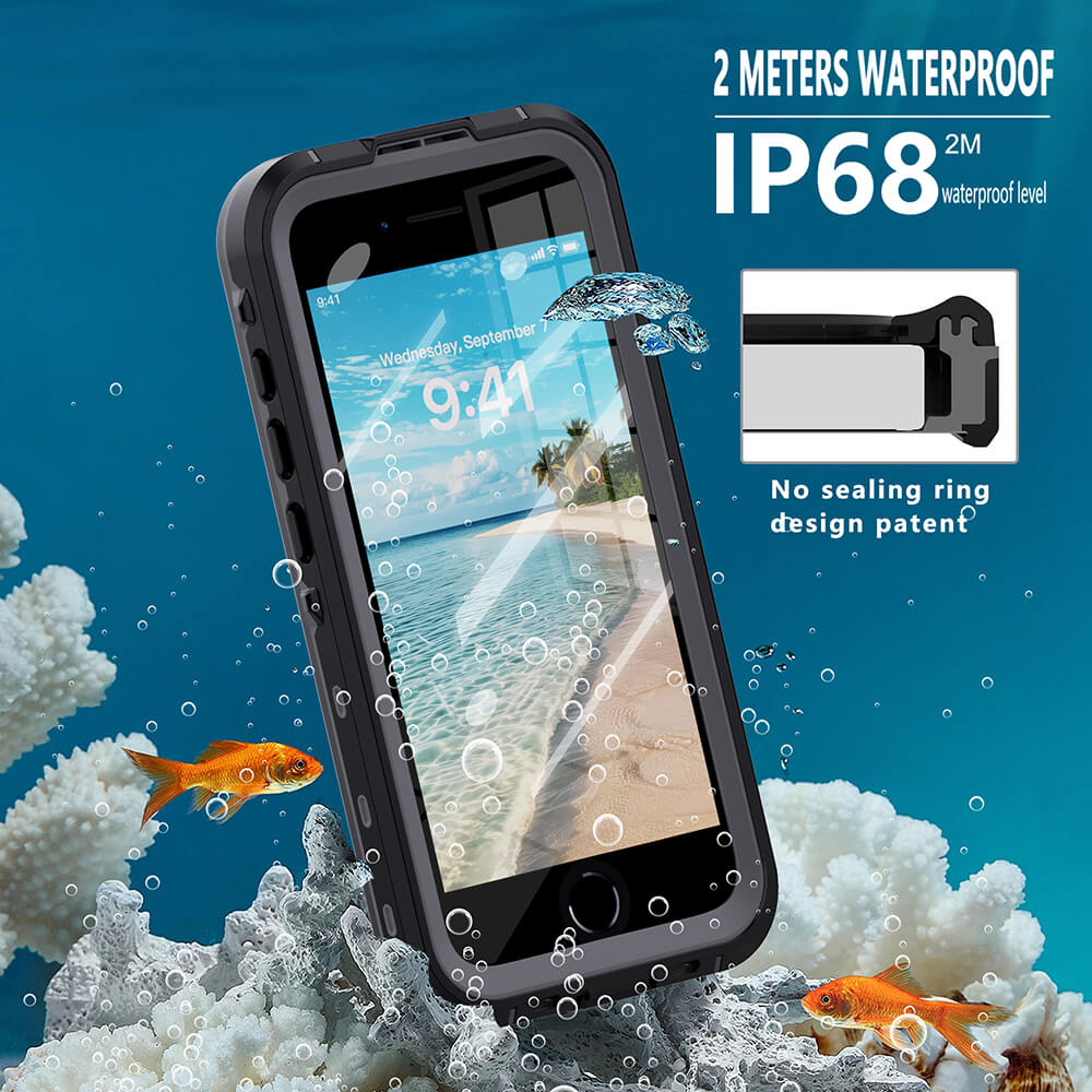 ShellBox iPhone 16e - Αδιάβροχη Θήκη IP68 - Black