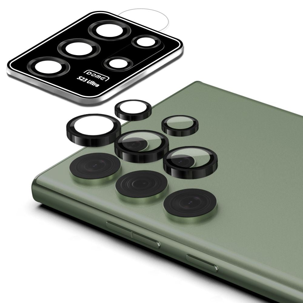 Whitestone Samsung Galaxy S23 Ultra - Ez Camera Protector Αντιχαρακτικό Γυαλί για την Κάμερα - Clear