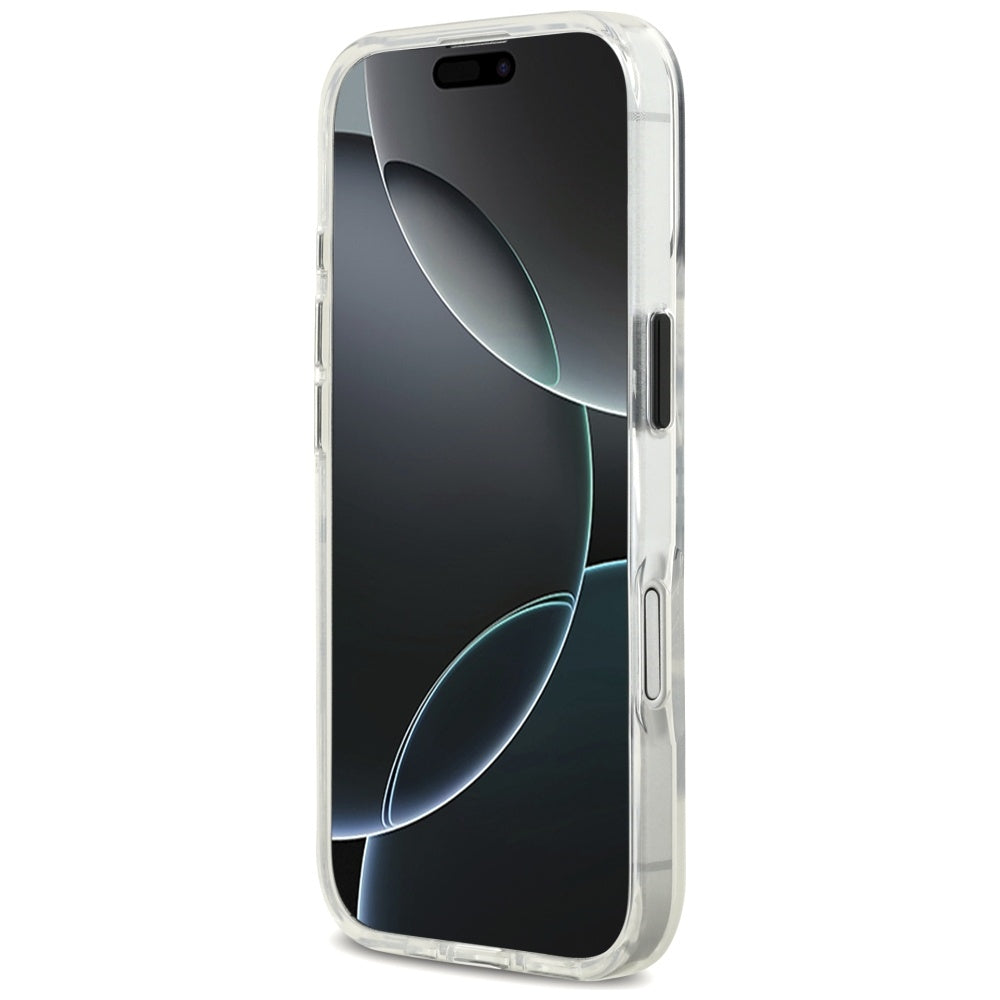 Karl Lagerfeld iPhone 17 - IML Karl Sketch Logo MagSafe - Σκληρή Θήκη με Πλαίσιο Σιλικόνης - Clear - KLHMP17SHGKIGKBT