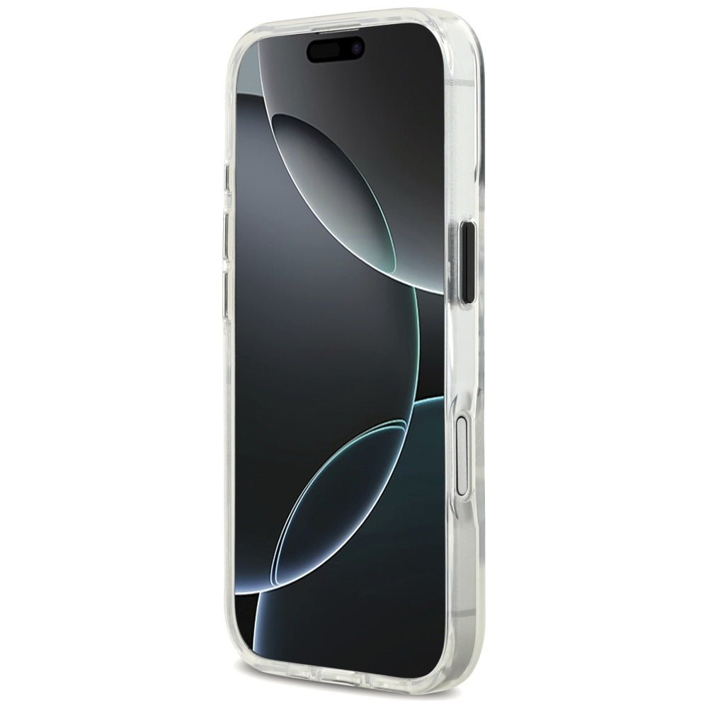 Karl Lagerfeld iPhone 17 - IML Karl Sketch Logo MagSafe - Σκληρή Θήκη με Πλαίσιο Σιλικόνης - Clear - KLHMP17SHGKIGKBT