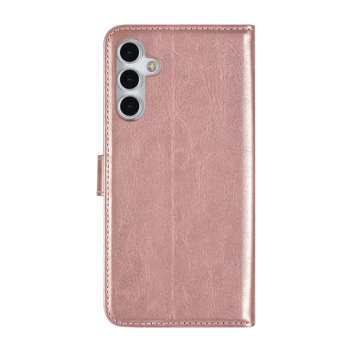 Tuniq Samsung Galaxy A15 4G / A15 5G - Θήκη Πορτοφόλι Stand από Δερματίνη - Rose Gold