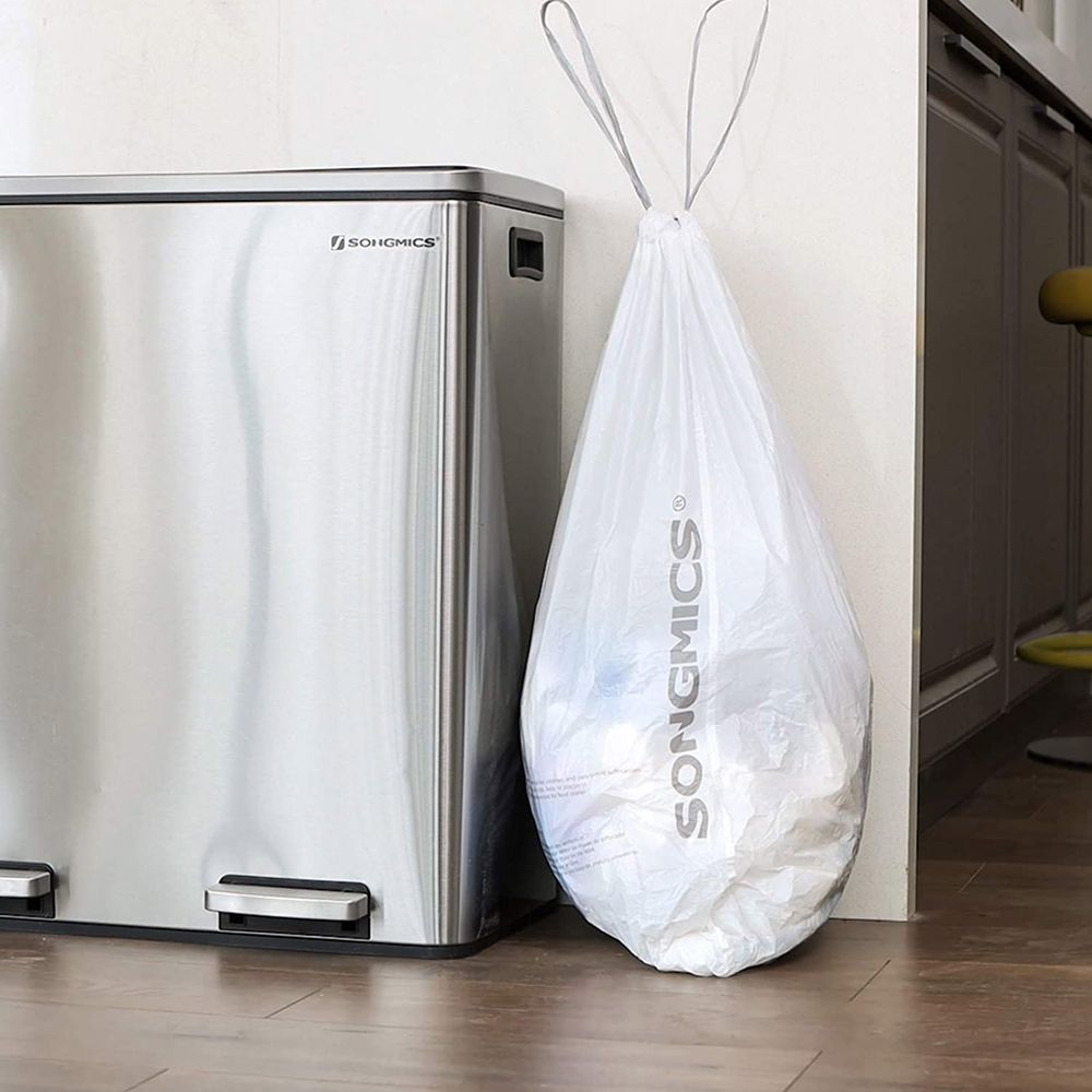 Songmics Σακούλες Απορριμάτων - 30L - 45 Τεμάχια - White - KRB30A