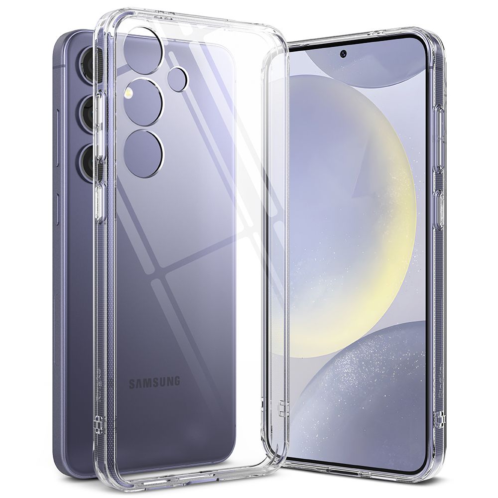 Ringke Samsung Galaxy S24+ Fusion Σκληρή Θήκη με Πλαίσιο Σιλικόνης - Διάφανη