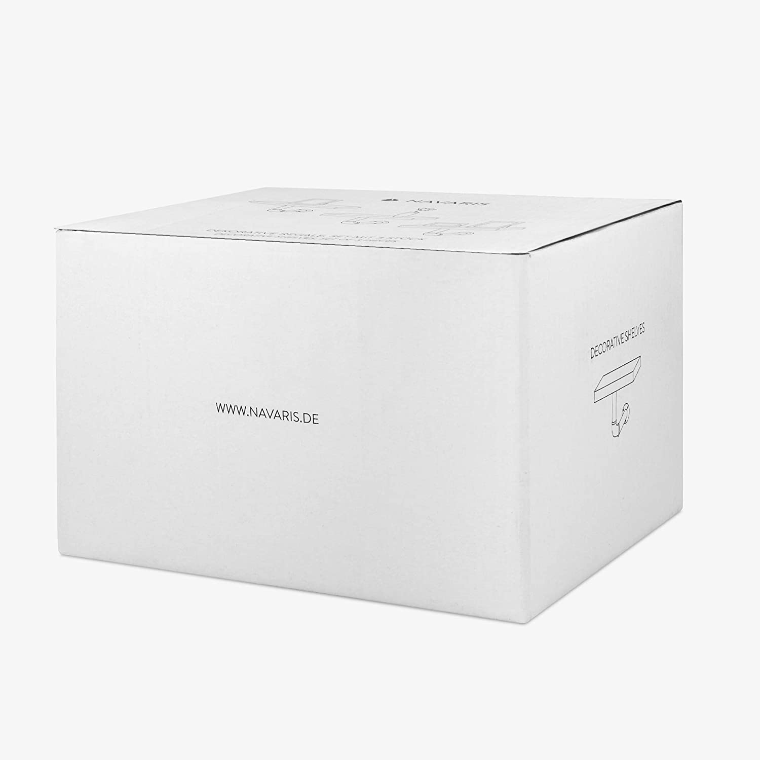 Navaris Σετ 3 Ράφια με Βάση - Light Brown - 50683.1.24