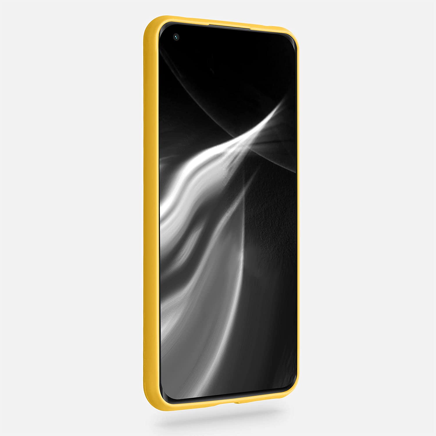 KW Xiaomi Mi 11 Lite / Mi 11 Lite 5G Θήκη Σιλικόνης TPU - Honey Yellow - 54726.143