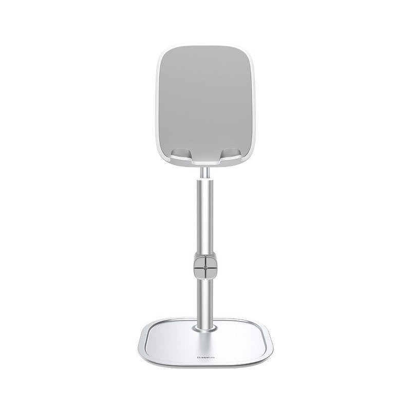 Baseus Literary Youth Desktop Bracket Telescopic Mobile Stand Βάση Στήριξης Κινητών - Silver - SUWY-A0S