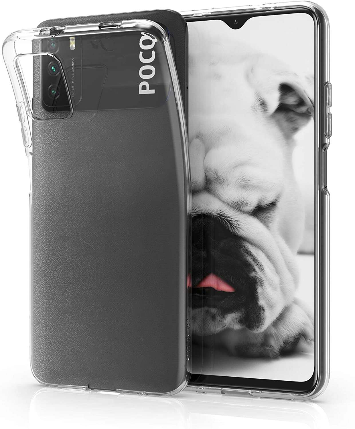KW Xiaomi Poco M3 Θήκη Σιλικόνης TPU - Διάφανη - 53974.03