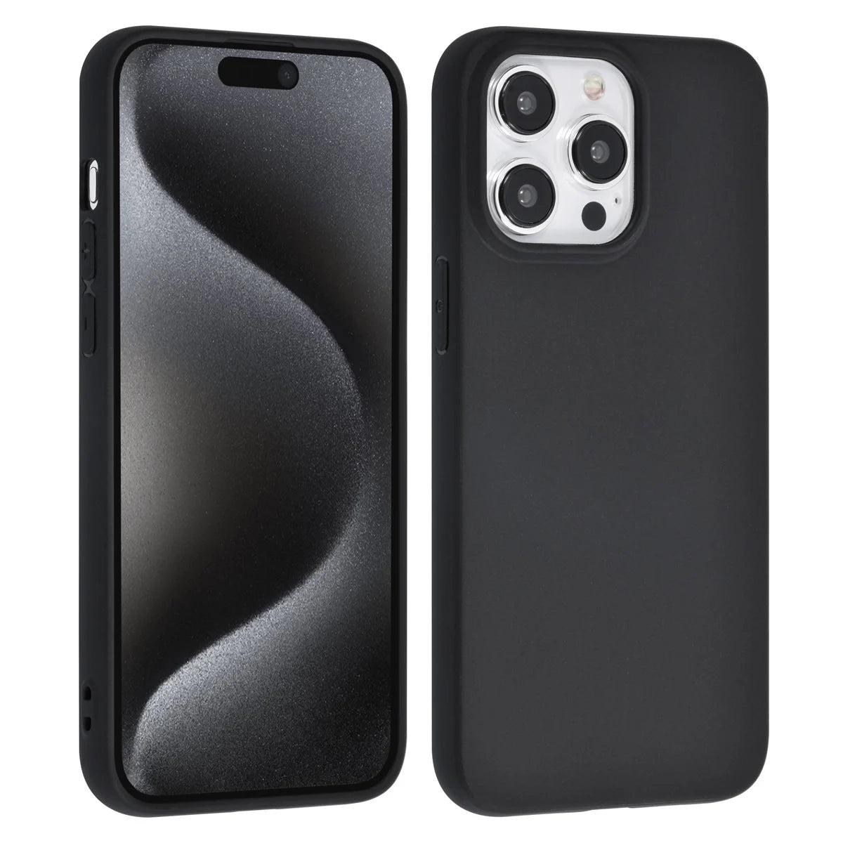 Tuniq iPhone 15 Pro Max Θήκη Σιλικόνης - Μαύρη