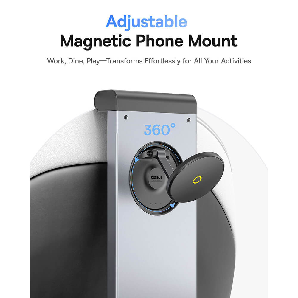 Baseus MagPro II - Universal Βάση Αυτοκινήτου για τα Πίσω Καθίσματα - Cosmic Black