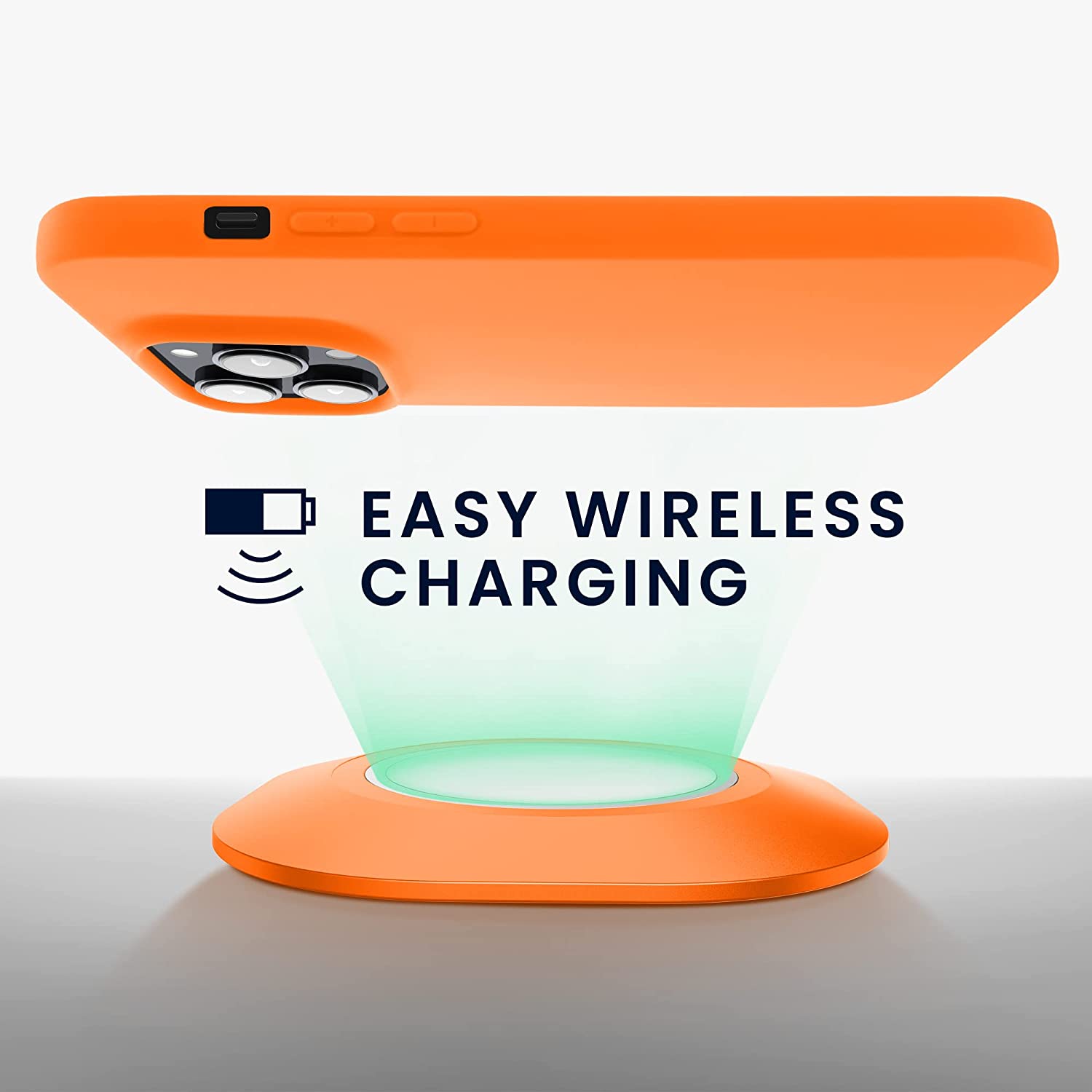 KW iPhone 14 Pro Λεπτή Θήκη Σιλικόνης TPU - Fruity Orange - 59077.150