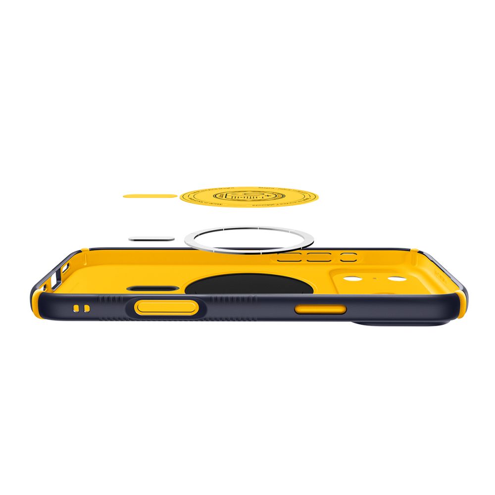 Spigen iPhone 18 Pro / iPhone 17 Pro - Σκληρή Θήκη με Πλαίσιο Σιλικόνης και MagSafe - Nano Pop Hybrid Mag - Blueberry Nany