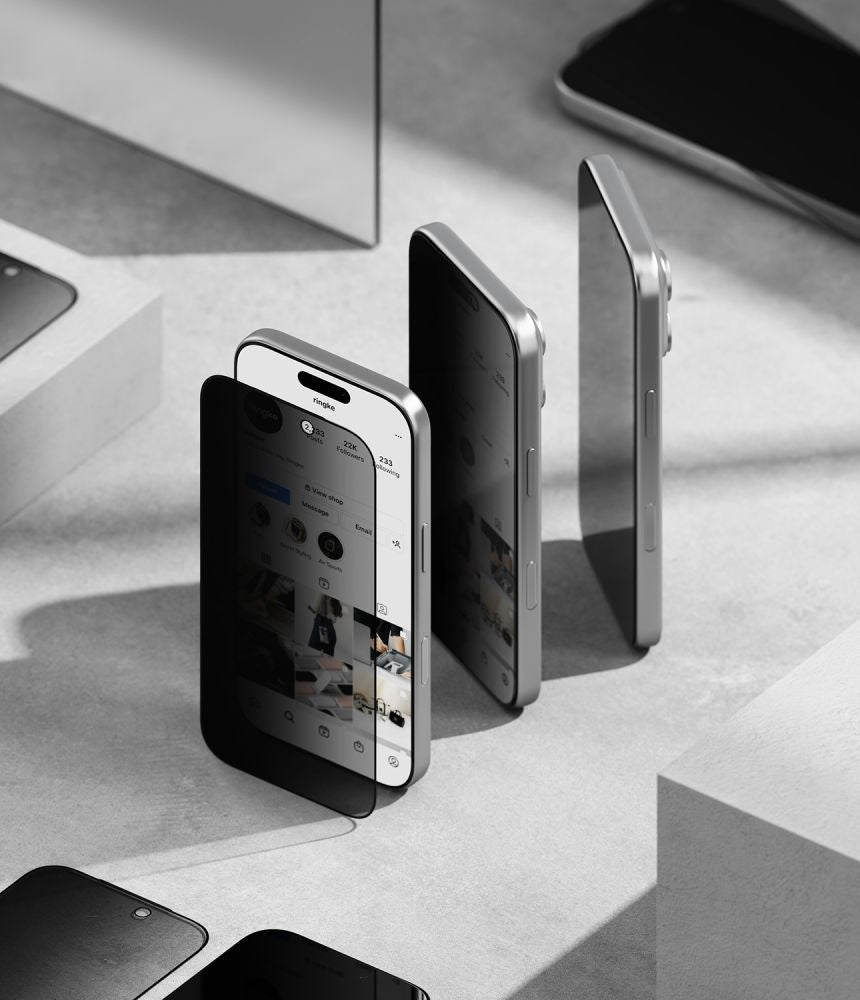 Ringke iPhone 18 Pro - Privacy Αντιχαρακτικό Γυαλί Οθόνης - 2 Τεμάχια - Easy Slide - Privacy