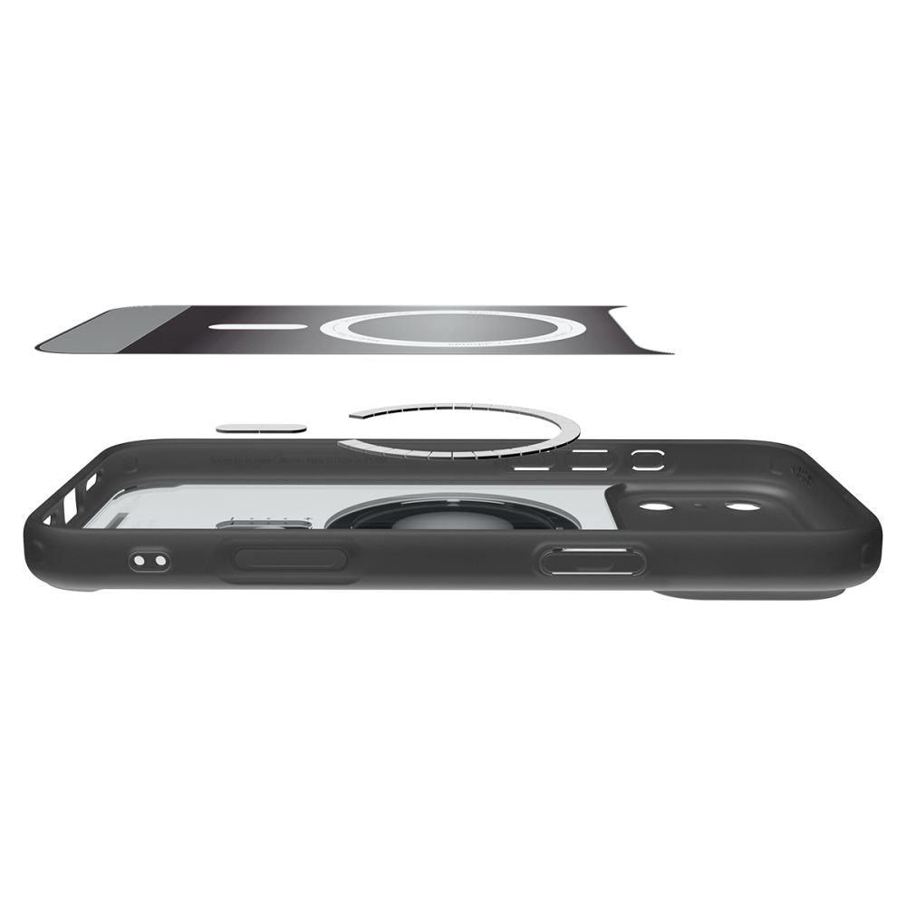 Spigen iPhone 18 Pro Max / iPhone 17 Pro Max - Σκληρή Θήκη με Πλαίσιο Σιλικόνης Και MagSafe - Ultra Hybrid Classic - Classic Black