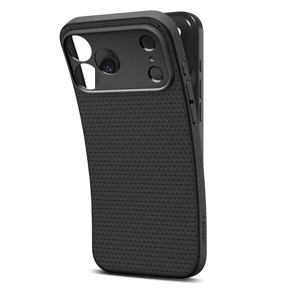 Spigen iPhone 17 Pro Max - Liquid Air - Θήκη Σιλικόνης - Matte Black
