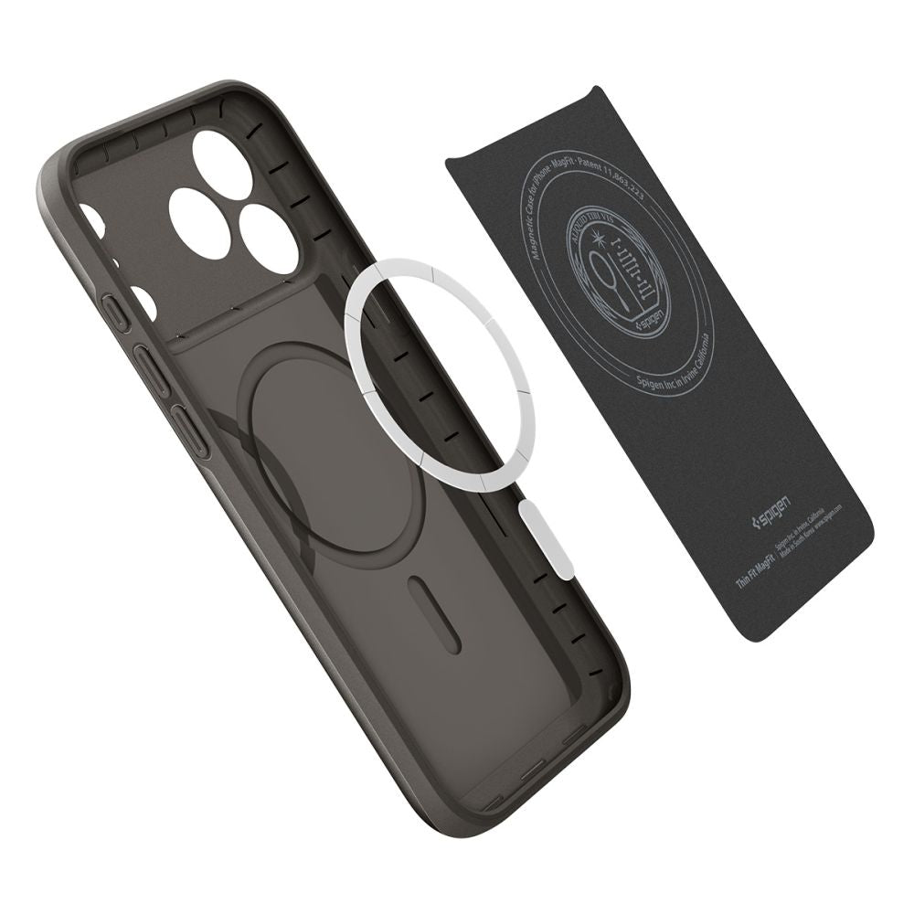 Spigen iPhone 18 Pro Max / iPhone 17 Pro Max - Σκληρή Θήκη με MagSafe - Thin Fit Mag - Gunmetal