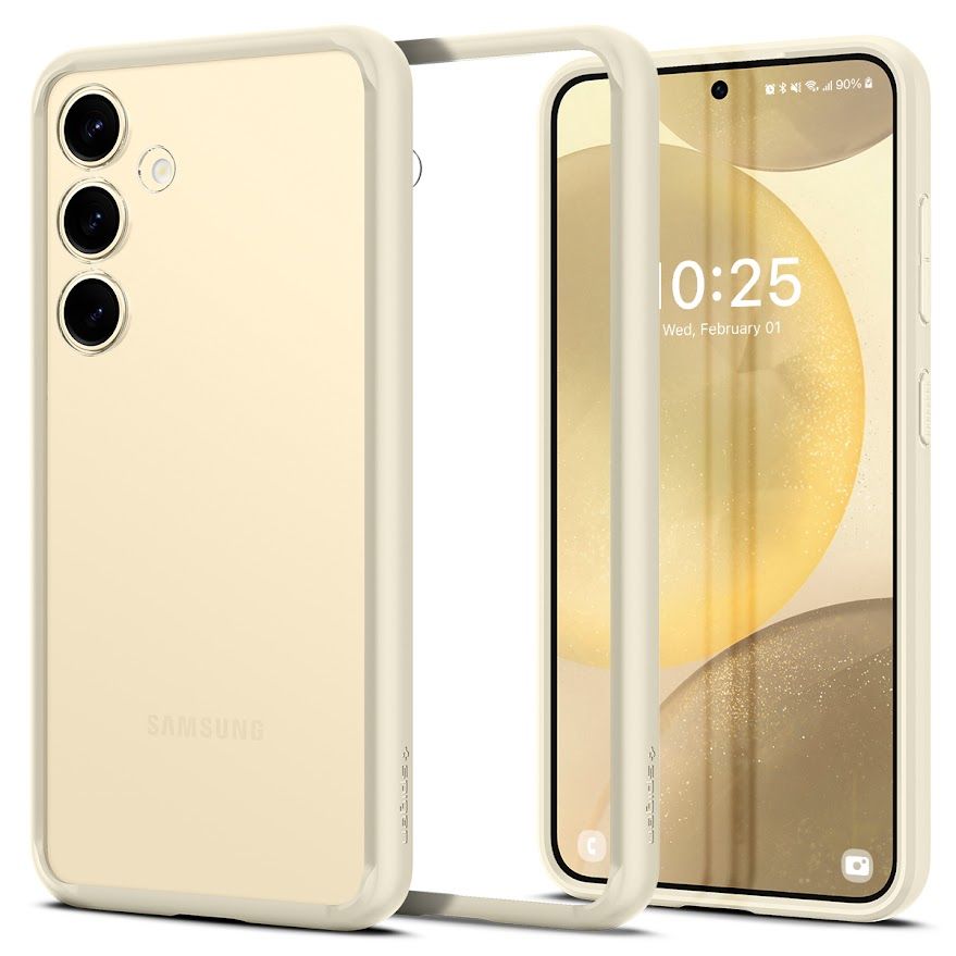 Spigen Samsung Galaxy S24 - Ultra Hybrid Σκληρή Θήκη με Πλαίσιο Σιλικόνης - Mute Beige